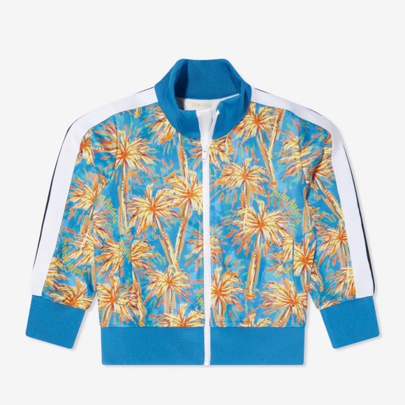 Palm Angels Track Jacket - Blue Palm Tree - Picture 2 of 5